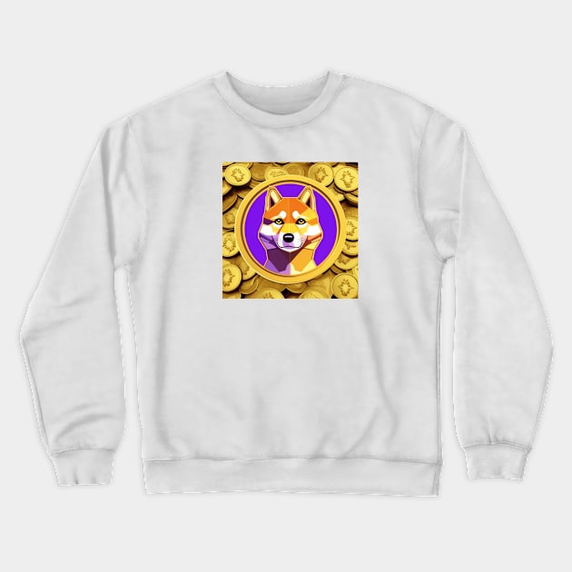 Dogecoin Crewneck Sweatshirt by My Tee Style